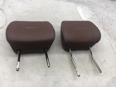 2018 BUICK ENCLAVE OEM FRONT DRIVER & PASSENGER SIDE SEAT HEADREST LEATHER SET - Image 1 of 4