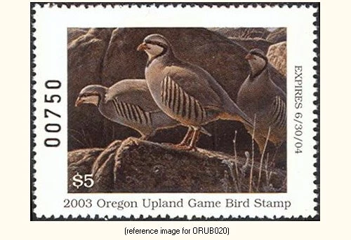 D2K Oregon Upland Bird 2003-4 $5 - Image 1 of 1