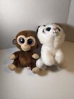 Ty Beanie Baby Boos Coconut The Monkey And Tundra White Tiger 6 Inches Read
