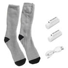 Electric Heated Socks Rechargeable Battery Winter Thermal Warm Skiing Hunting A+