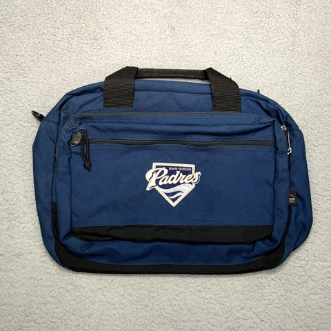 Sand Diego Padres Trager Bag Grill 19" Messenger Tail Gating MLB Baseball  Blue Cover