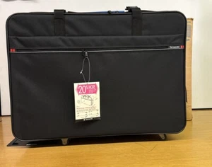 Vintage Samsonite Oyster GLS Suitcase Rolling Luggage 1992 Black Pivot-ease 28” - Picture 1 of 7