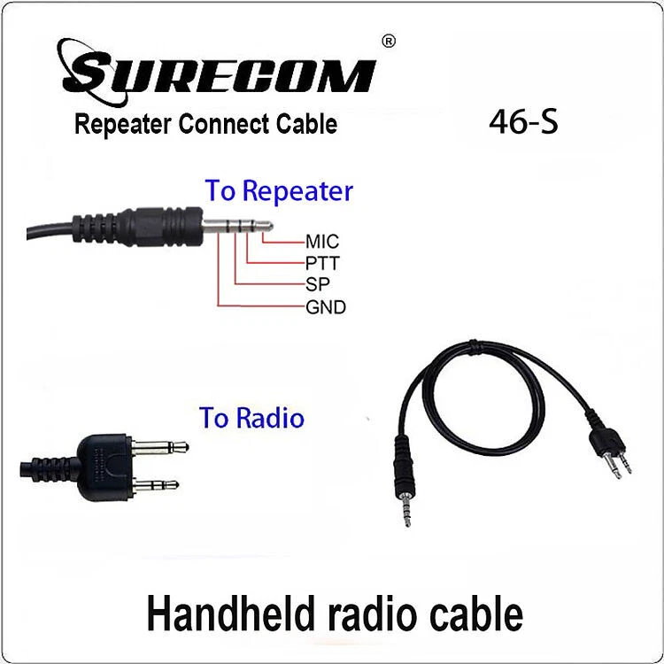 46-S2 Repeater Controller Cable for ICOM and MIDLAND Radio - Image 1 of 1