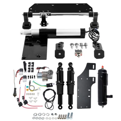 Tanque de suspensión neumática con soporte central eléctrico apto para Harley Road Glide 2017-25 Foto 1 de 4