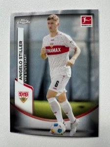 Topps Chrome Bundesliga 2023/24 Angelo Stiller VFB Stuttgart Card No 90 - Picture 1 of 3
