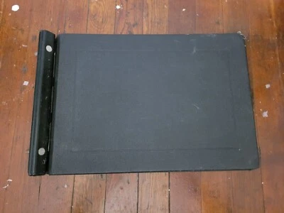 Carpeta guardada de vinilo Wilson Jones Raven de colección con metales Cycolok 241-65N EE. UU. Foto 1 de 4