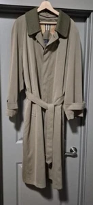 Burberry Classic Trench Coat Nova check Camelhair Wool Liner/Collar Men’s 44R - Picture 1 of 10