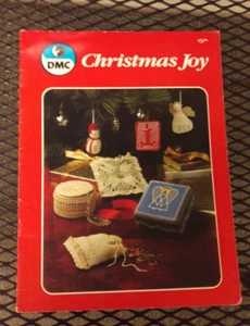 1980 DMC Christmas Joy Booklet - Crochet Knit Embroidery Sew Xmas gifts & Decor - Picture 1 of 10