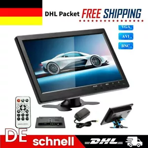 10.1'' Auto Monitor HD Mini TV Computer 1080P LCD CCTV mit HDMI BNC AV VGA 12V - Bild 1 von 12