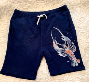 VTG Polo Ralph Lauren Lobster Sportsman Wildlife Fishing Aztec Sweat Gym Shorts - Picture 1 of 6