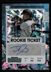 Boleto de hielo agrietado Panini Contenders Variations B 2021 #186 Jose Devers automático/23 - Imagen 1 de 1