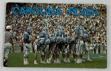 CFB North Carolina Tar Heels 1981 Football Schedule Card-Bank of North Carolina
