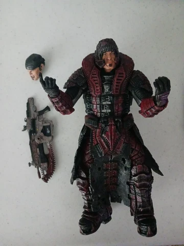 Neca Gears Of War Action Figure Theron Disguise Marcus Loose With Accessories Cover