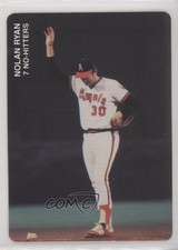 1992 Mother's Cookies Nolan Ryan 7 No-Hitters Food Issue Nolan Ryan #3 HOF