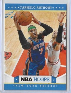 2012-13 Panini NBA Hoops Basketball Carmelo Anthony Card #16 New York Knicks