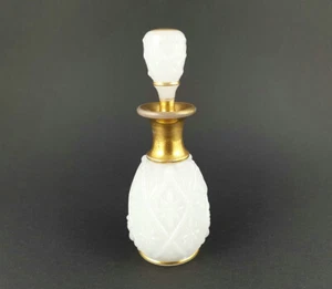 Biedermeier - Flakon / Parfümflakon aus Alabasterglas, 19.Jh. - Bild 1 von 8