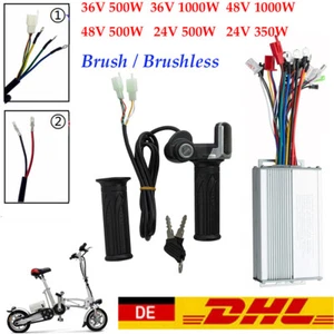 DHL 350W-1000W Brush/Brushless Electric Bike Scooter Motordrehzahlregler 24V-48V - Bild 1 von 21