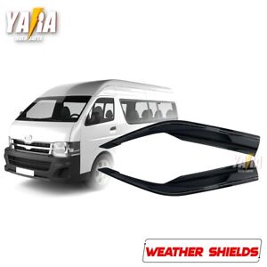 Suitable for 2005-2017 Hiace New Style Weathershields Weather shields 2pcs tinte