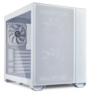 Lian Li O11 Air Mini Mesh EATX Case TG Tempered Glass Side Panel White - Picture 1 of 5