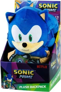 MOCHILA DE PELUCHE NETFLIX SONIC PRIME SONIC THE HEDGEHOG 30 cm - Imagen 1 de 1