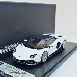 Lamborghini Aventador LP 780-4 Ultimae Bianco Isi with Ca Looksmart 1/43 #LS525B - Picture 1 of 2