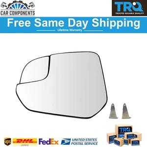 TRQ New Left Mirror Glass Fits For 2014-2018 Ford Transit Connect - Picture 1 of 4