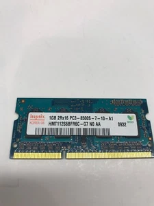 Hynix 1GB 2R x 16 PC3 - 8500S Ram Stick - Picture 1 of 3