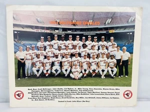 Vintage MLB Baltimore Orioles 1984 Team Photo Colored 14x10.5” Murray Ripken  - Picture 1 of 4