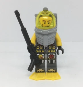LEGO Atlantis : Diver 1 Axel - Figurine Personnage - Set 7977 atl016 - Imagen 1 de 2
