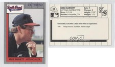 1990 Grand Slam South Bend White Sox Mike Barnett #30