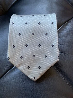 Nautica Gray 100% Silk Imported Fabric Tie 3.75"x56.5" Made In Costa Rica - Image 1 of 4