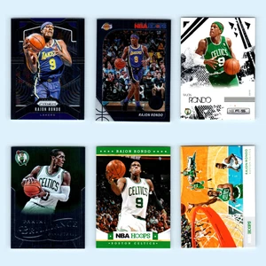 Rajon Rondo Lot 6 Basketball Cards Panini Prizm Prizms Blue Los Angeles Lakers - Picture 1 of 3