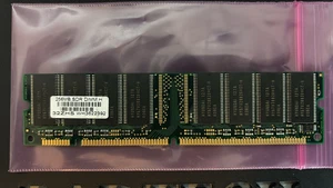 256MB PC-133 Hyundai hy57v28820hct SDRAM Desktop memory Vintage Tested - Picture 1 of 2