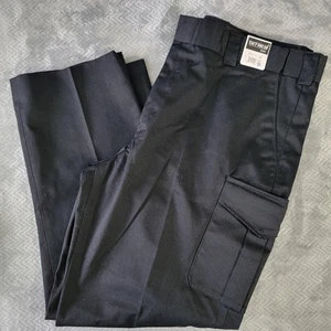 Pantalone Tact Squad USA Street Legal nero uniforme uomo nuovo con etichette taglia 42" x 32" - Foto 1 di 8