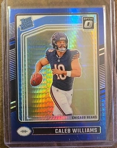 2024 Donruss Optic Caleb Williams BLUE HYPER Rated Rookie RC #201 - Bild 1 von 2