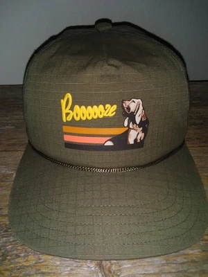Nuevo Sombrero de Camionero Carbón - Perro Perro Imagen Hombre Cuerda Bill Oliva Estilo Vintage Gorra Foto 1 de 4