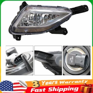 1Pair Front Fog Lights w/Bulbs Driving Lamps For Hyundai Sonata 2015 2016 2017  - Picture 1 of 14