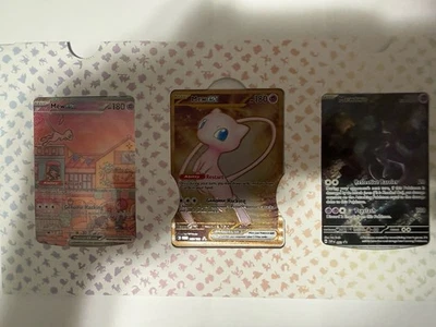 Pokemon TCG 151 UPC Promo Set Mew 053, Mewtwo 052, Metal Mew 205 New Sealed - Image 1 of 2