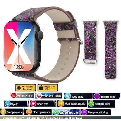 Smart Watch Fitness Tracker Wristwatch Smartwatch Bluetooth Heart Rate Tracking - Image 1 of 4