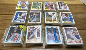 1990 Fleer MLB Baseball Trading Cards 12 Rack Packs 540 Karten 36 Logo Sticker E - Bild 1 von 13
