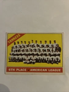 1966 Topps - Yankees de Nueva York #92 - Imagen 1 de 2