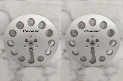 Новая катушка Pioneer серебристая 7 дюймов лента легкая металлическая алюминиевая съемная катушка одна пара - Изображение 1 из 4