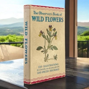 1960, RARE EARLY PRINTING, The Observer's Book Of Wild Flowers - Picture 1 of 13