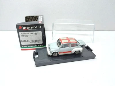 Fiat Abarth 1000 Gr.2/70 presentazione ufficiale 1970 Rosso - 1/43 Brumm R370-01 - Immagine 1 di 2