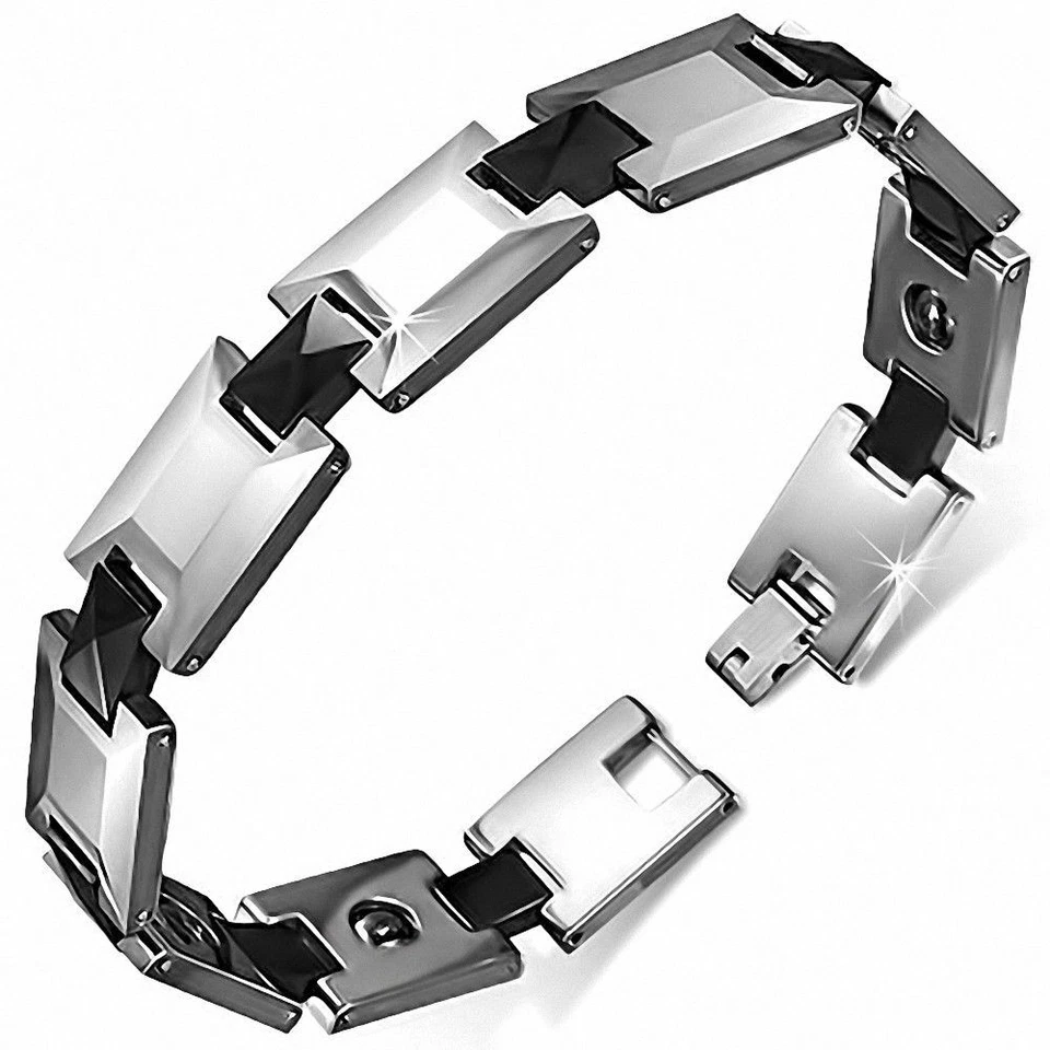Armband Herren Wolfram Mit Kettenglieder Schwarz 187 - Bild 1 von 1