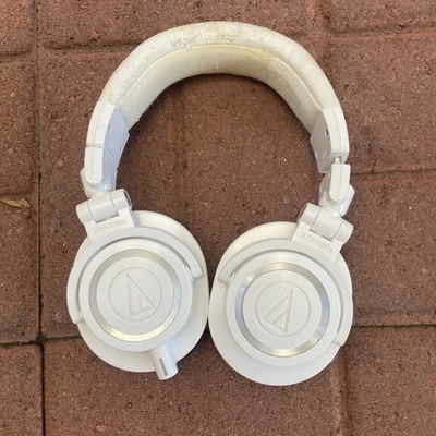 Audio-Technica ATH-M50x Professional Studio Monitor Headphones – White - Image 1 of 4
