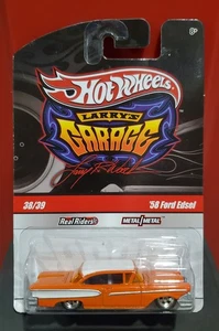 HOT WHEELS GARAGE 2010 Larry's Garage 58 Ford Edsel 38/39 Real Riders Metal - Picture 1 of 7