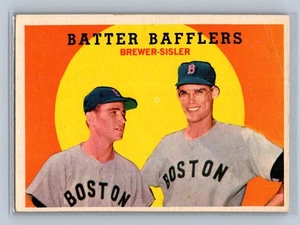 Brewer Sisler Boston 1959 Topps Batter Bafflers #346 Baseball Card - Picture 1 of 2