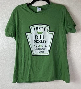 T-shirt grande Tarty Dill Pickles un sapore unico collo tondo - Foto 1 di 9