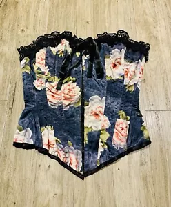 Corsetto Diva Floreale Taglia M - Foto 1 di 6